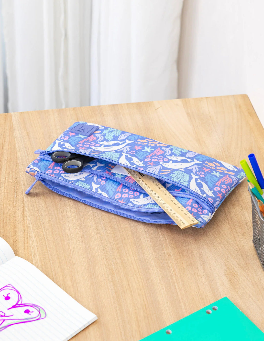 Montiico Pencil Case - Dolphin Dreams