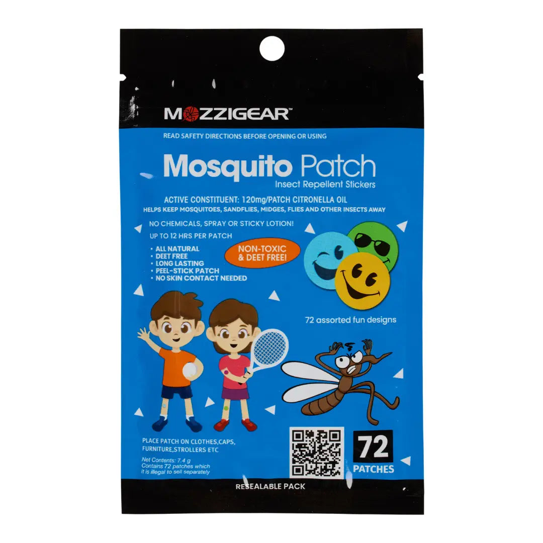 Mozzigear Patch Sticker Insect Repellent 72 Pack