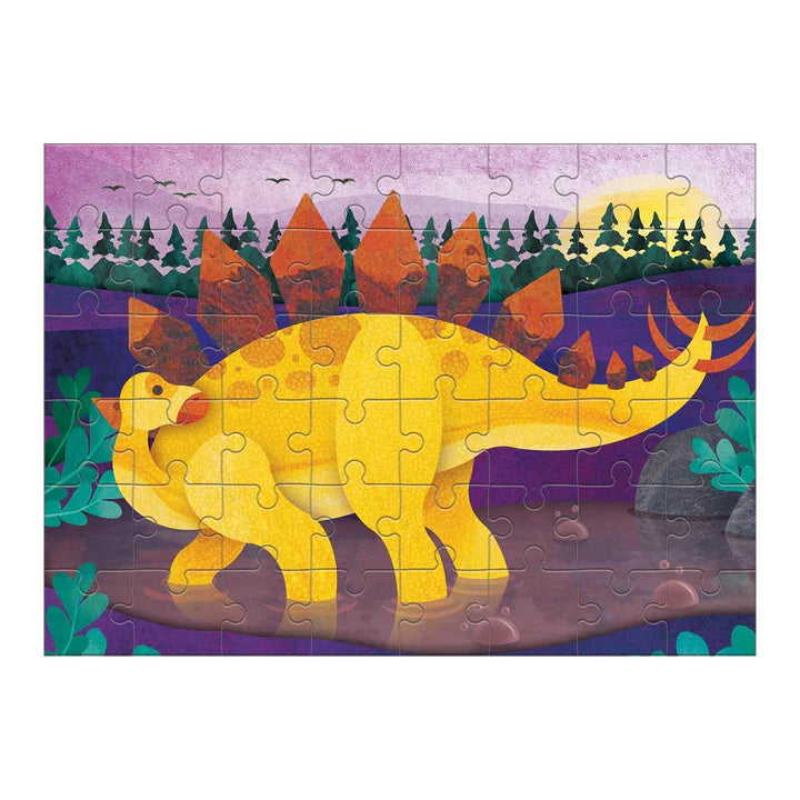 Mini Puzzle 48 Piece - Stegosaurus