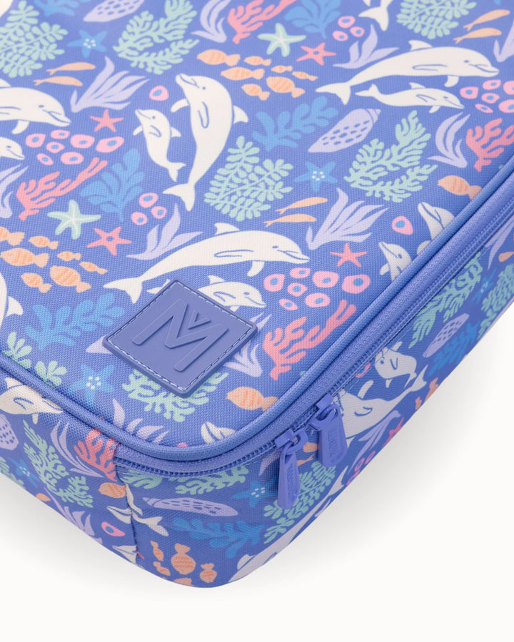 NEW Montiico Large Insulated Lunch Bag - Dolphin Dreams
