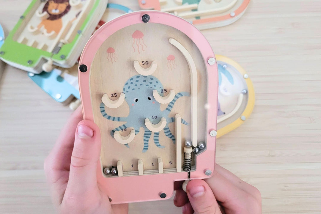 Wooden Mini Pinball Game