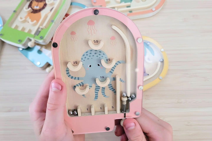 Wooden Mini Pinball Game