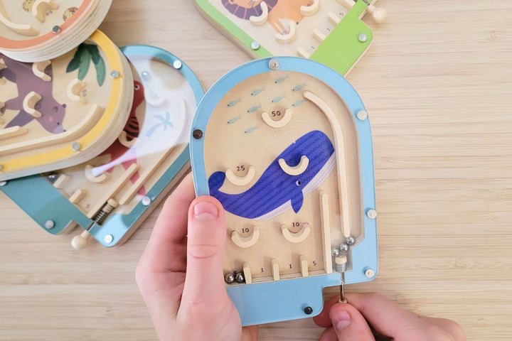 Wooden Mini Pinball Game