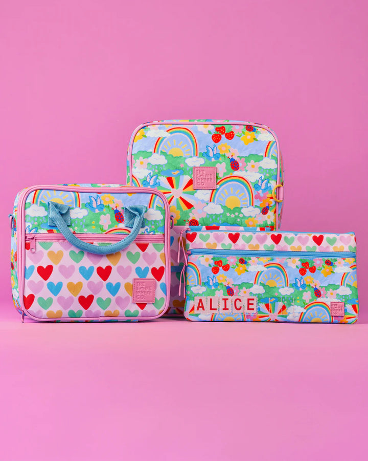 Name Pencil Case - Rainbow Garden