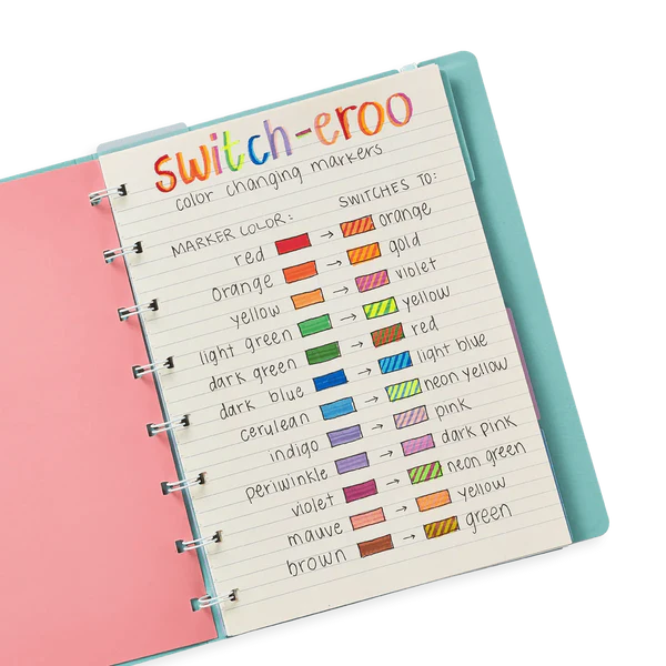 Switch-Eroo Colour Changing Markers - Set of 24