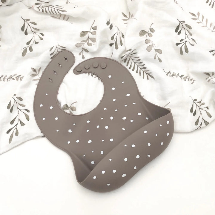 One Chew Three Silicone Catch Bib - Elements