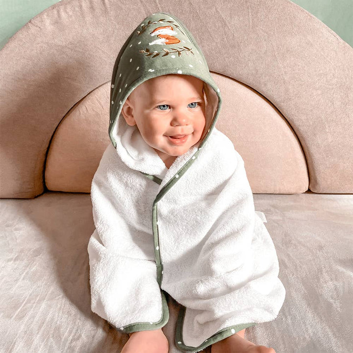 Organic Cotton Hooded Towel - Forest Retreat