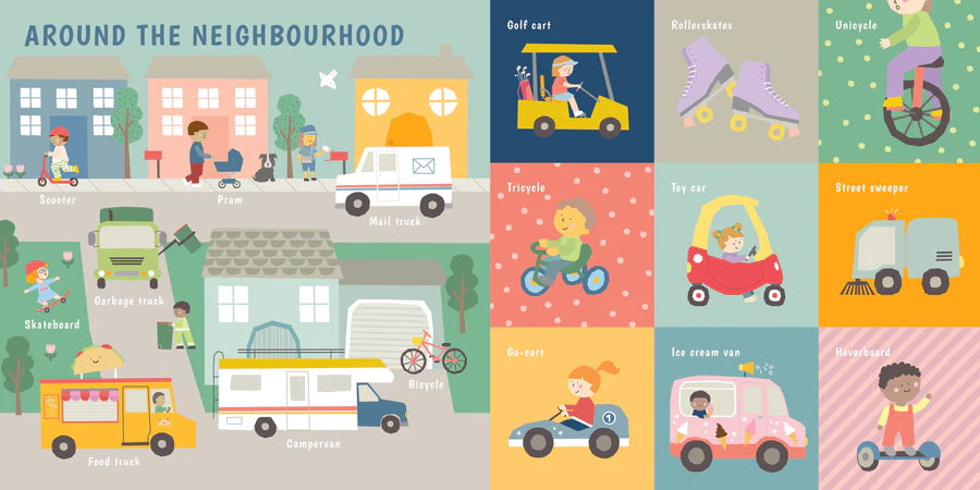 Padded Board Book - 100 Things That Go