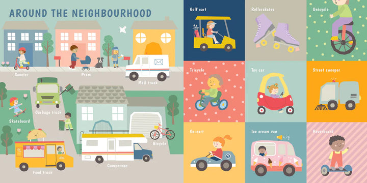 Padded Board Book - 100 Things That Go