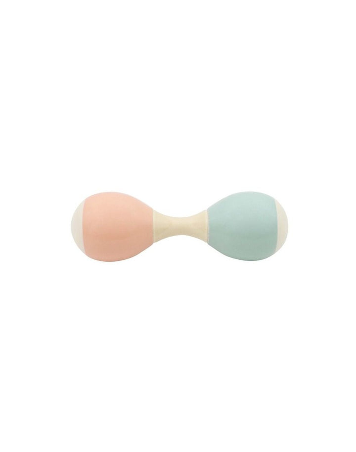 Two-Tone Wooden Double Ended Maracas