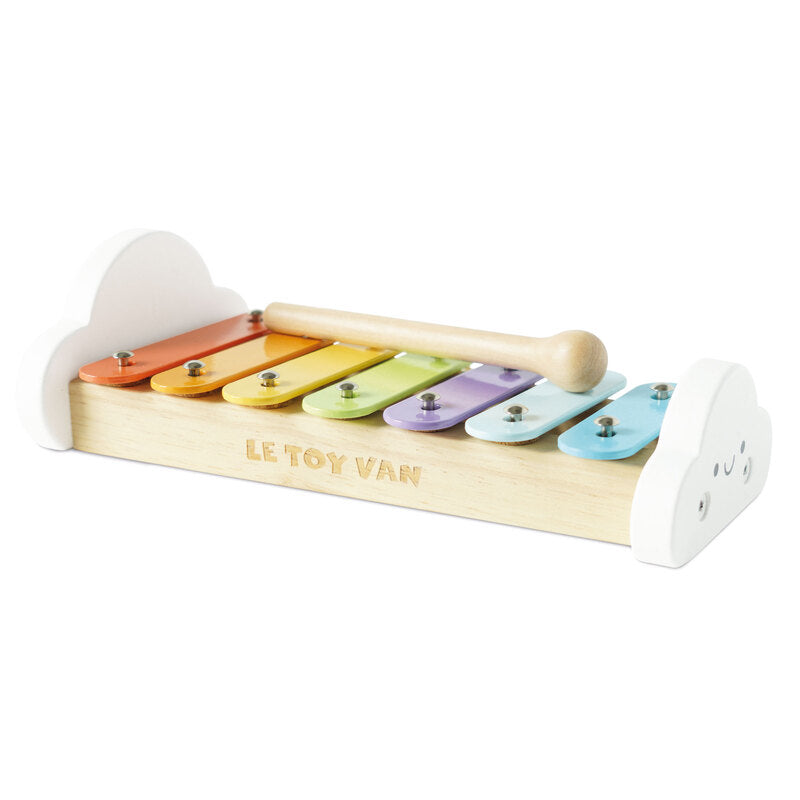 Le Toy Van Petilou Rainbow Wooden Xylophone