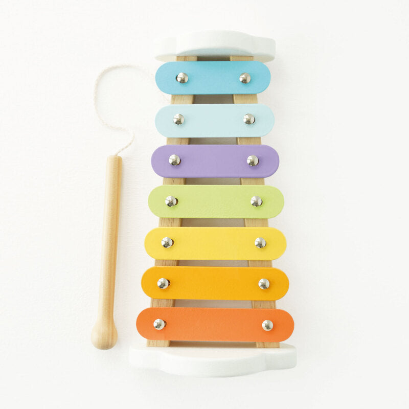 Le Toy Van Petilou Rainbow Wooden Xylophone