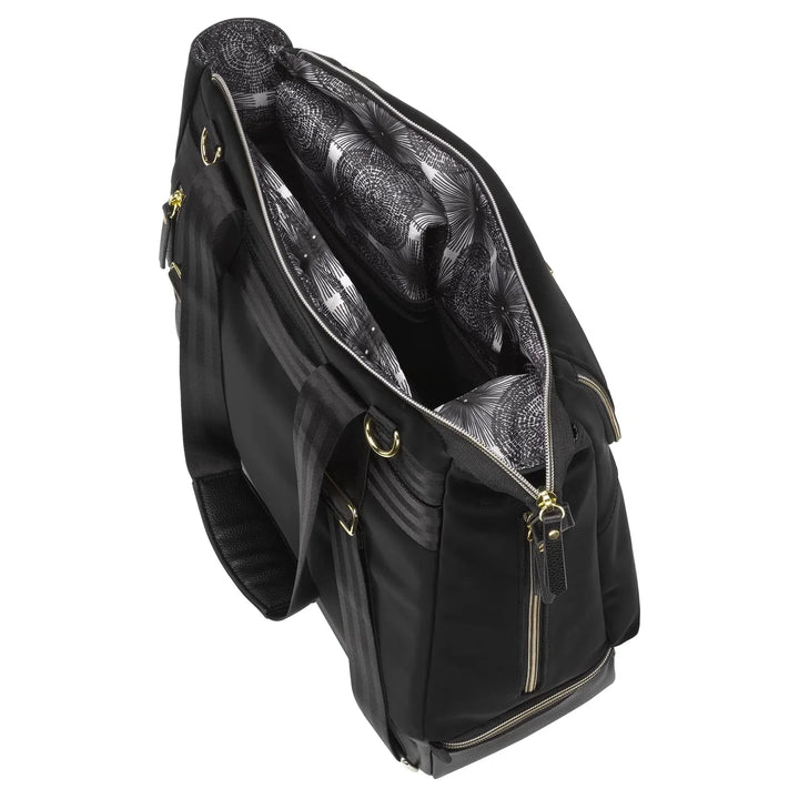 Pivot 2 in 1 Nappy Bag Tote & Backpack - Black