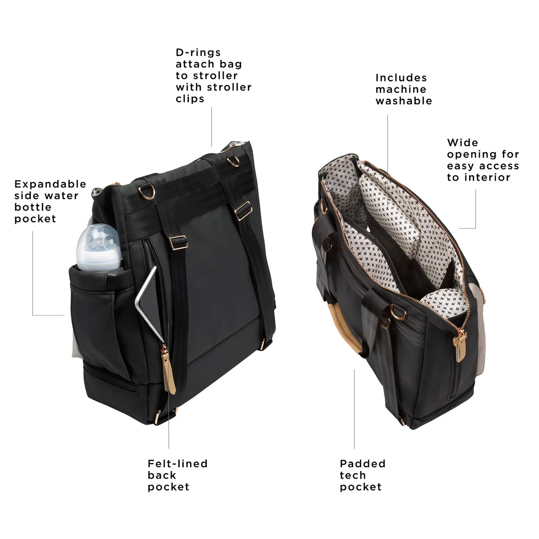 Pivot 2 in 1 Nappy Bag Tote & Backpack - Olive