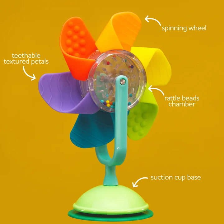 Pinwheel Spinner Tray Toy Suction Based Toy