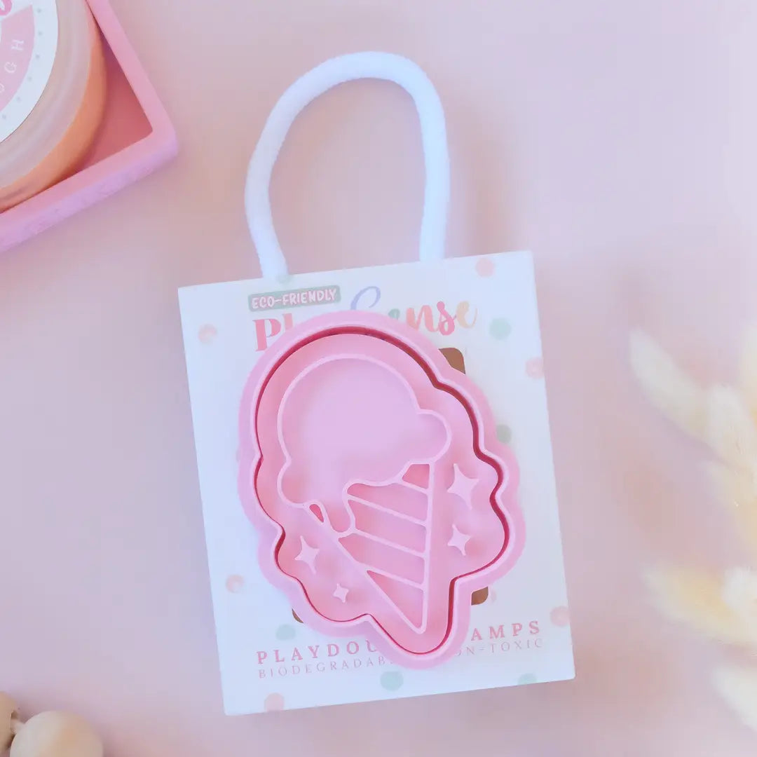 Eco Playdough Stamp | Celebration Ice Cream