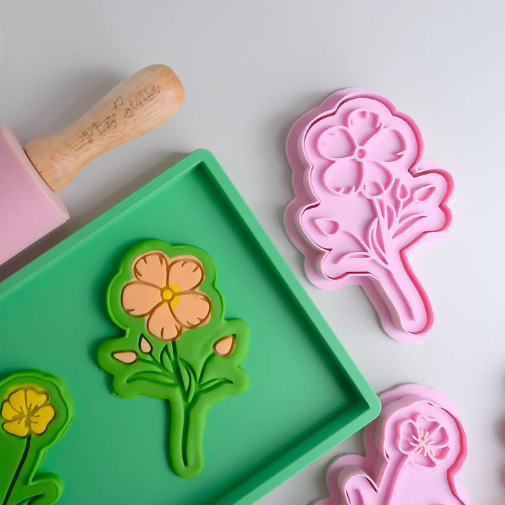 Eco Playdough Stamp | Forget-Me-Not