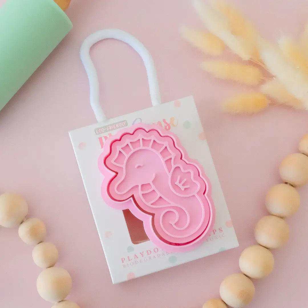 Eco Playdough Stamp | Mermaid Seahorse