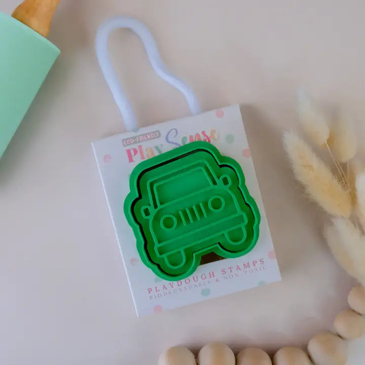 Eco Playdough Stamp | Safari Truck
