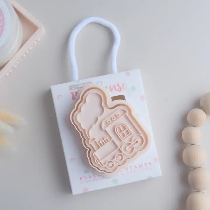 Eco Playdough Stamp | Steam Engine