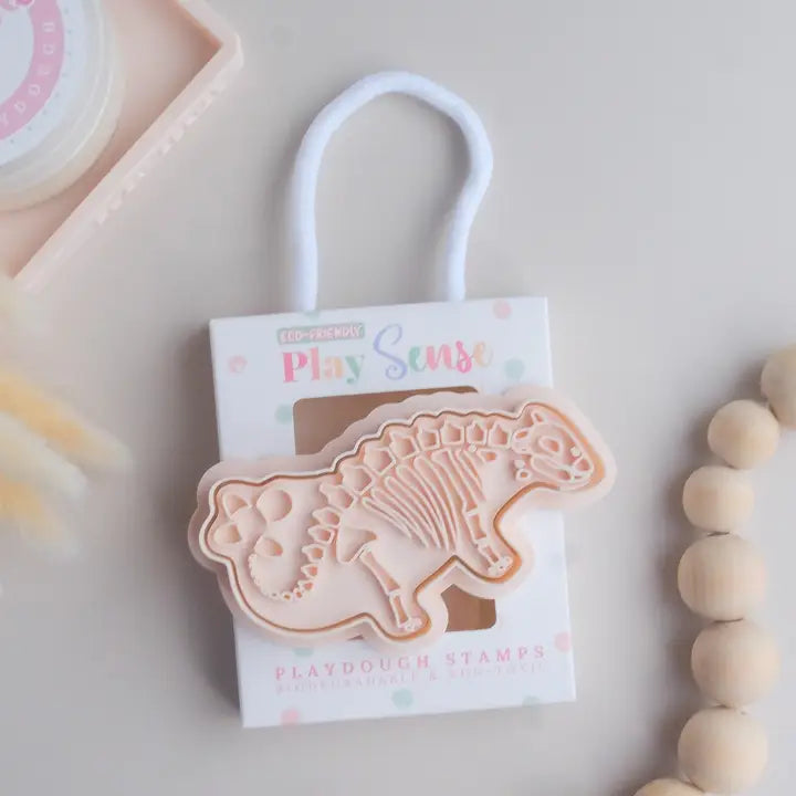 Eco Playdough Stamp | Stegosaurus Bones