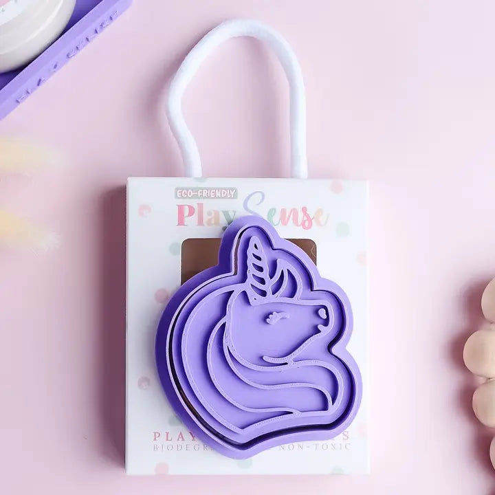 Eco Playdough Stamp | Unicorn Head