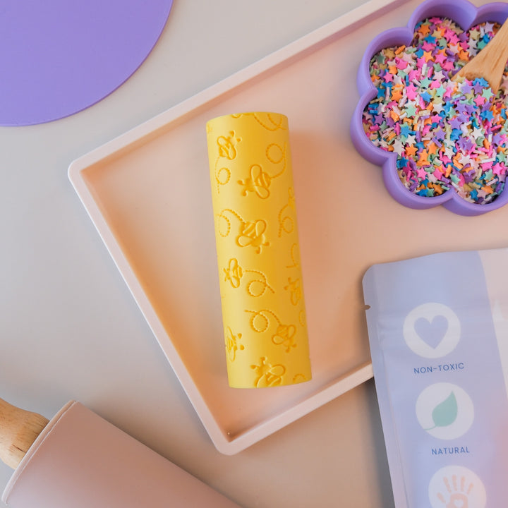 Play Sense Eco Textured Roller | Bumble Bee