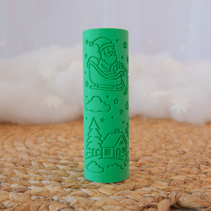 Play Sense Eco Textured Roller | Santa Sleigh Scene