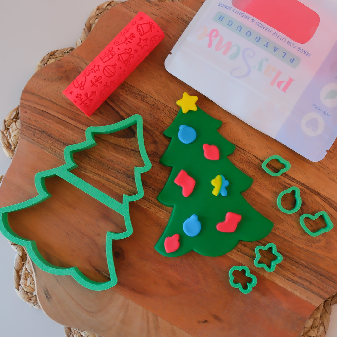 Play Sense Playdough Christmas Tree Set