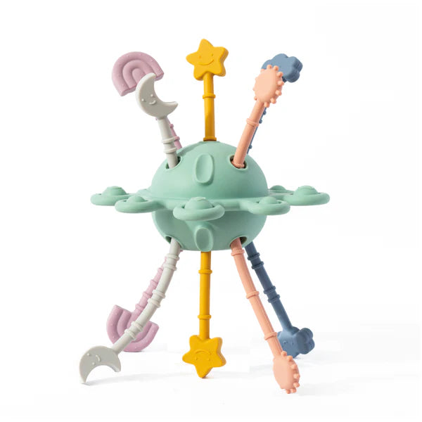 Silicone Sensory Zippy Activity Toy - Dusty