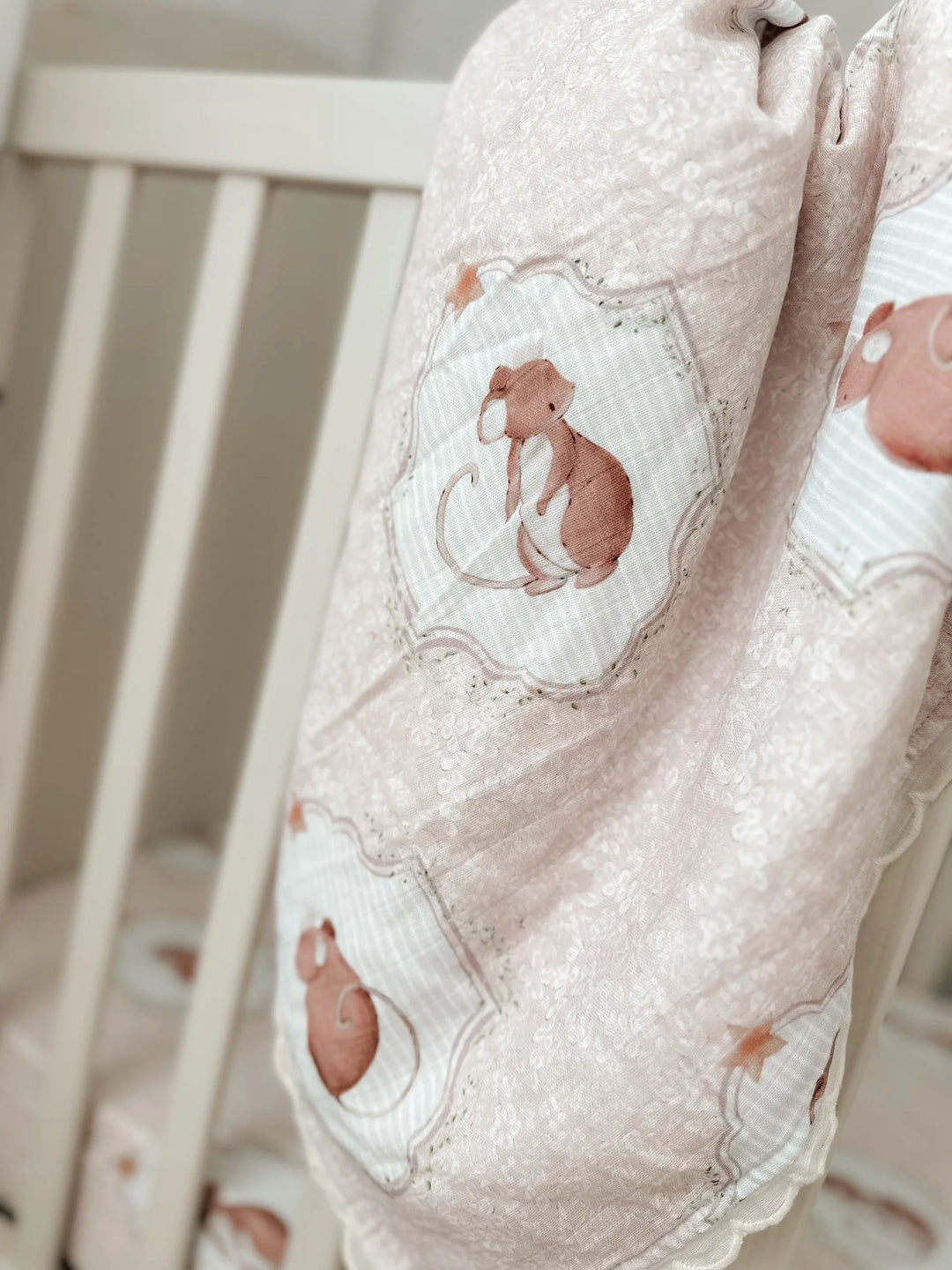 Pop Ya Tot Organic Sweet Squeak Fur Lined Blanket