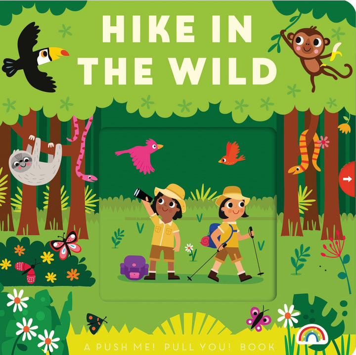Push Me Pull You Board Book - Hike in the Wild