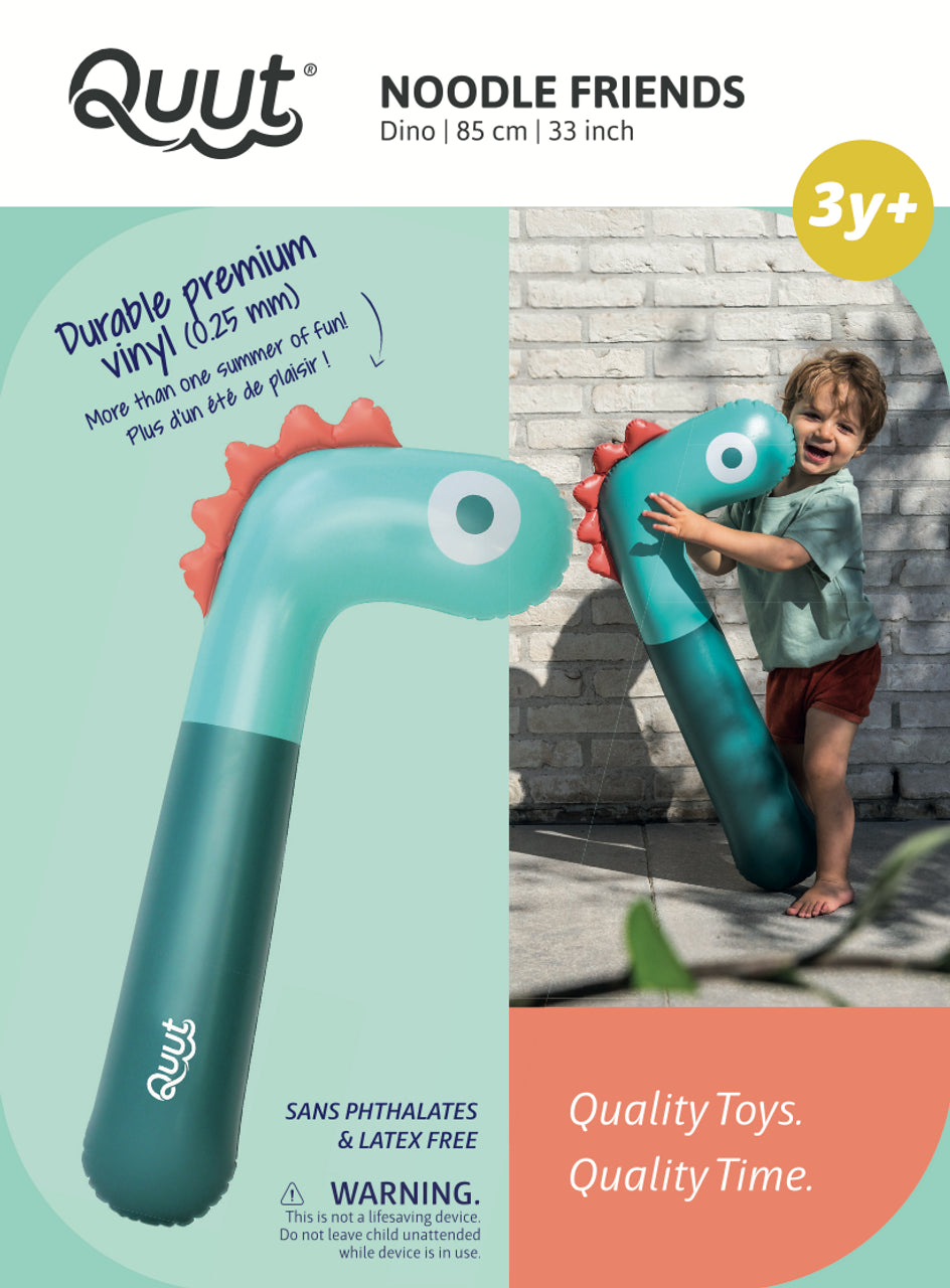 Quut Noodle Friends Inflatable Ride On - Dino