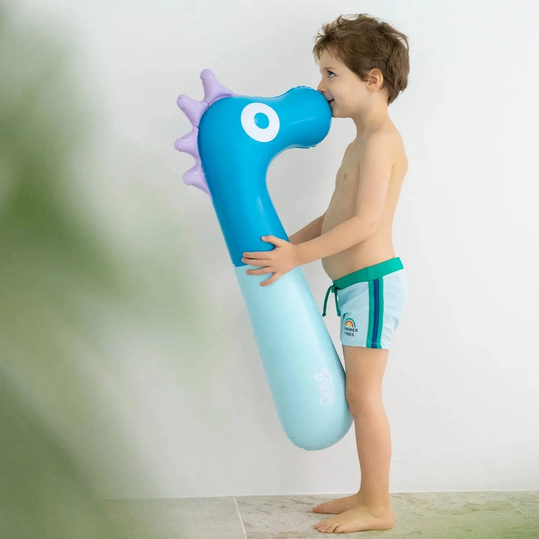Quut Noodle Friends Inflatable Ride On - Seahorse