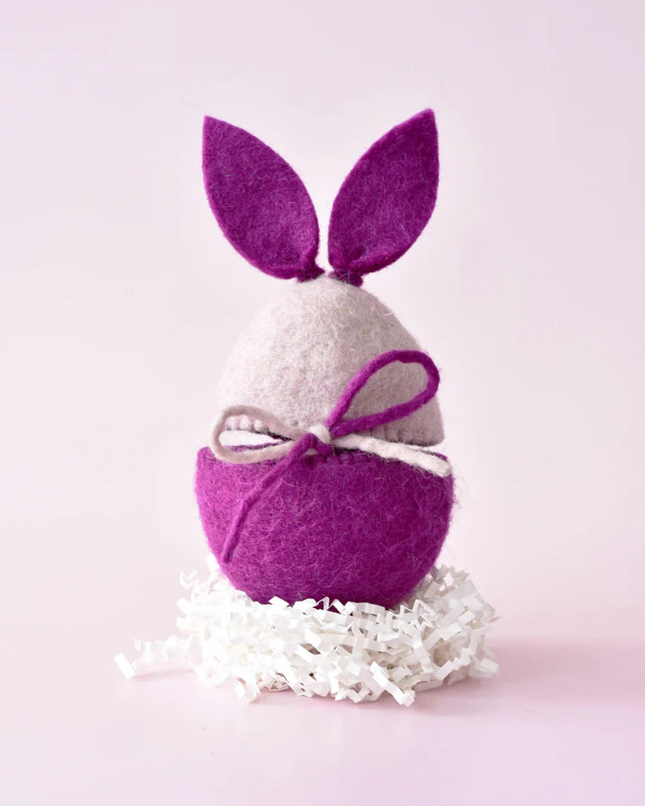 Felt Egg Cover with Bunny Ears - Assorted