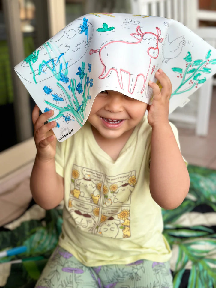 Reusable Scribble Mat Set | On the Farm