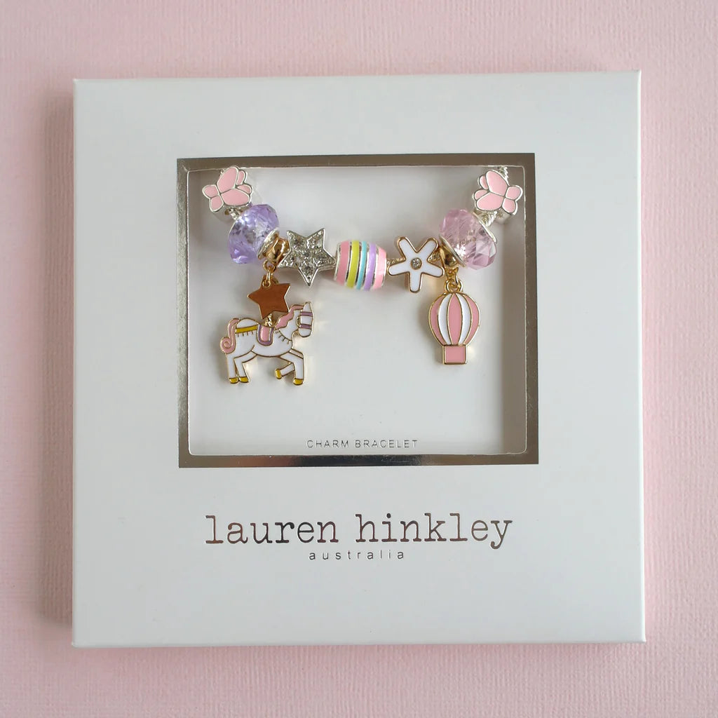 Lauren Hinkley Unicorn Carousel Charm Bracelet