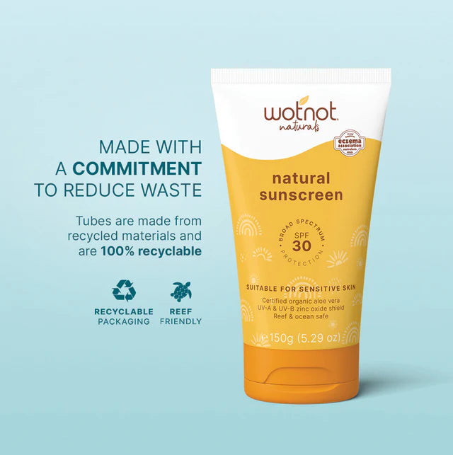 Wotnot Moisturising Family Sunscreen SPF 30 150g