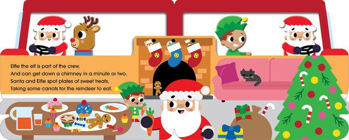 Santa's Sleigh Ride Shaped Board Book