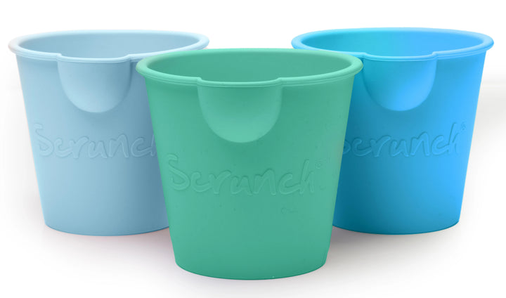 Scrunch Mini Bucket Sensory Play -  Set of 3