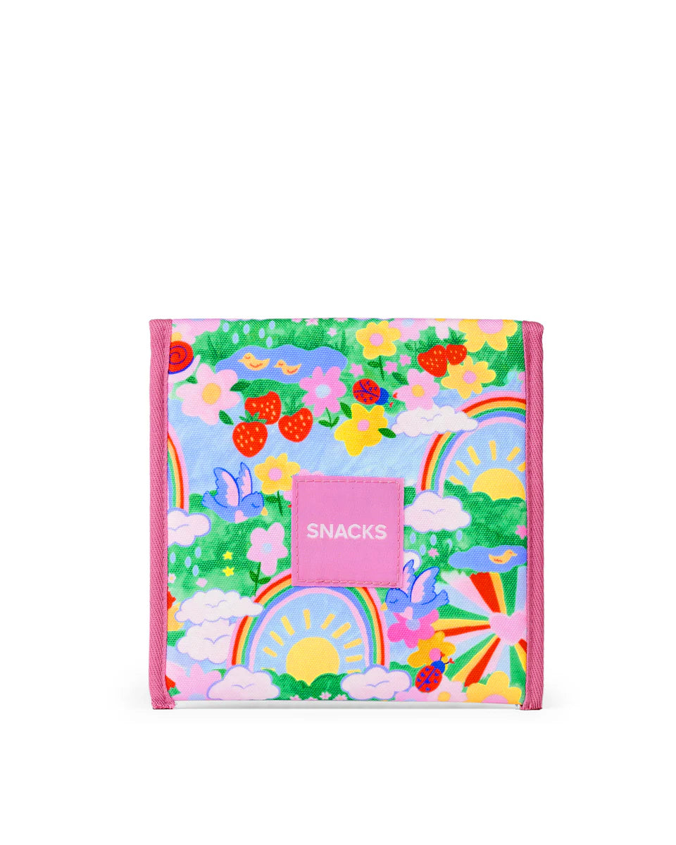 The Somewhere Co Reusable Snack Bag - Rainbow Garden