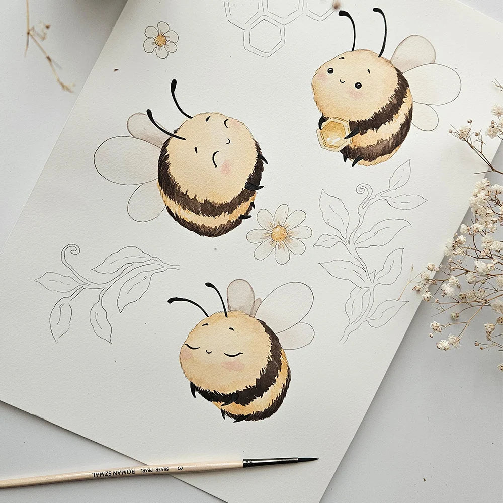 Snuggle Hunny Baby Jersey Wrap & Beanie Set - Bumblebees