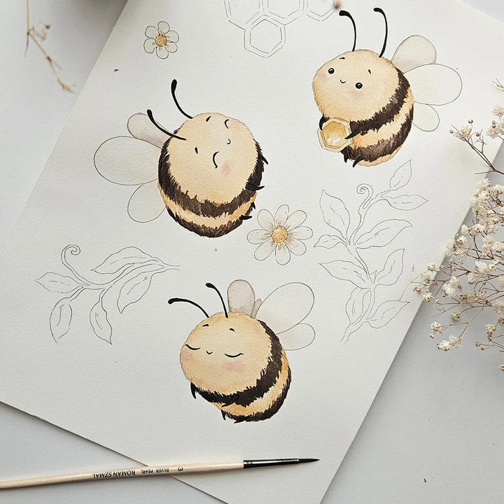 Snuggle Hunny Baby Jersey Wrap & Beanie Set - Bumblebees