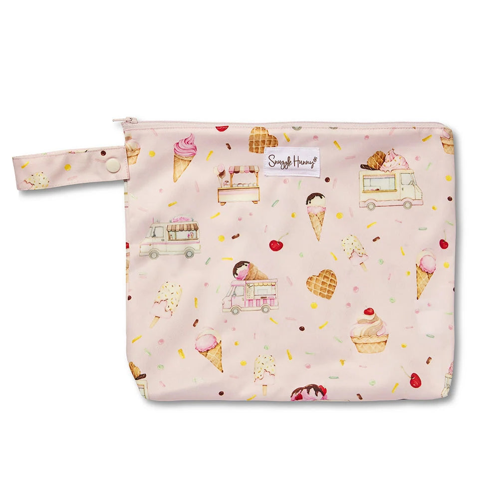 Snuggle Hunny Medium Wet Bag - Ice Creams