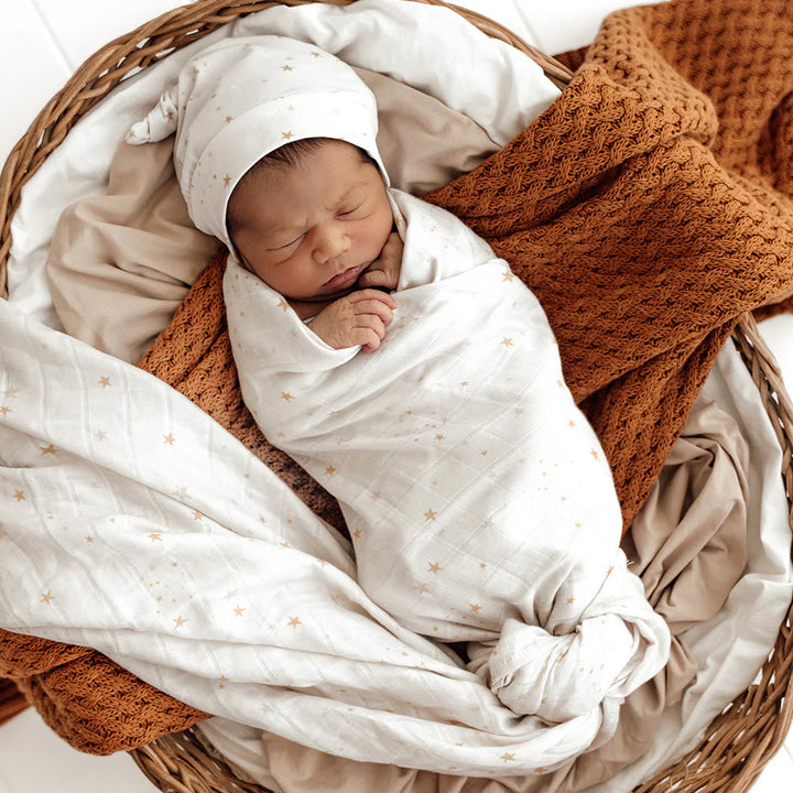 Snuggle Hunny Organic Cotton Muslin Wrap - Stardust