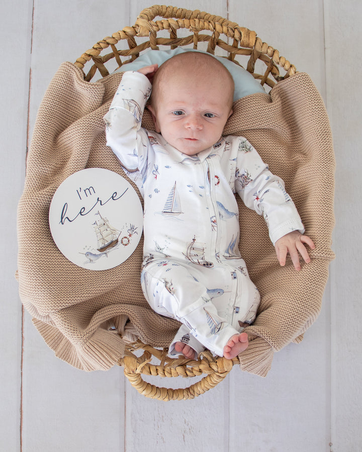 Snuggle Hunny Organic Snugglesuit - Set Sail