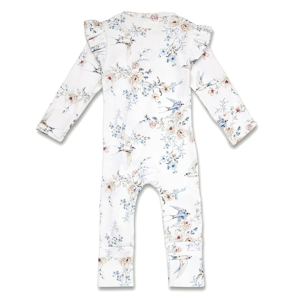 Snuggle Hunny Organic Snugglesuit - Sweet Swallows