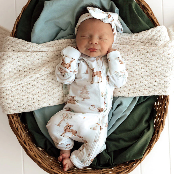 Snuggle Hunny Organic Snugglesuit - Woodland Tales