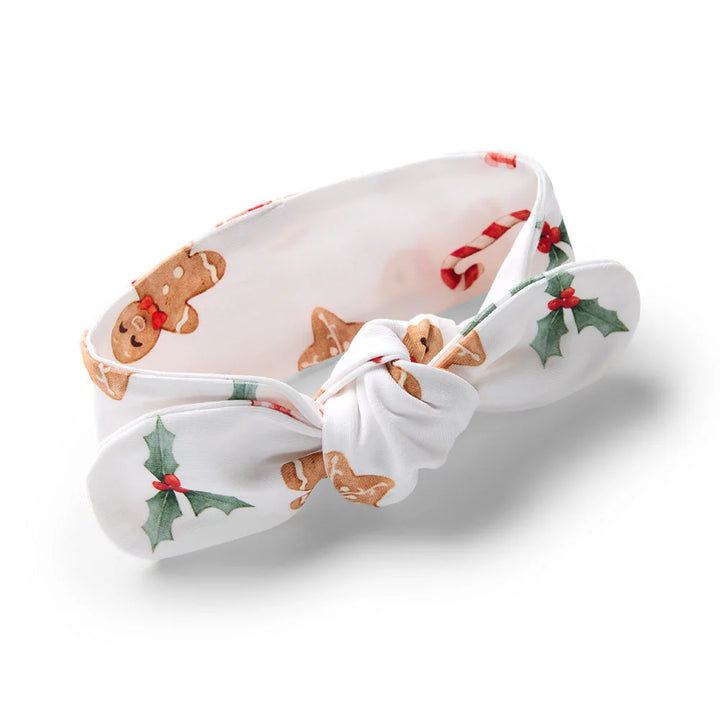 Snuggle Hunny Organic Top Knot Headband - Gingerbread
