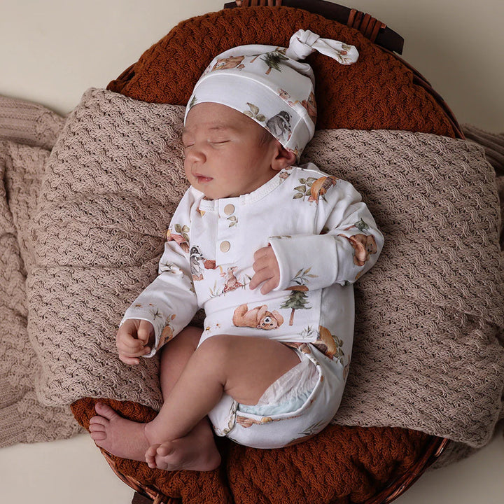 Snuggle Hunny Organic Long Sleeve Bodysuit - Bears